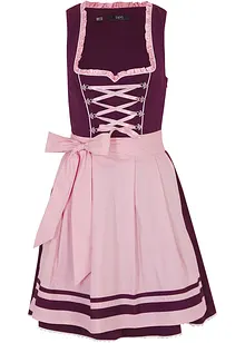 Kort dirndl och förkläde (2 delar), bonprix