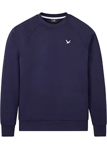 Sweatshirt med återvunnen polyester och raglanärmar, bonprix