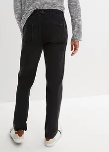 Dra på-jeans med bekvämt snitt, Regular Fit, Straight, bonprix