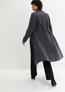 Vintertrenchcoat med yllelook, bonprix