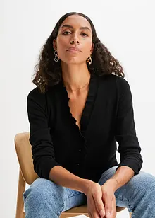 Finstickad cardigan, bonprix