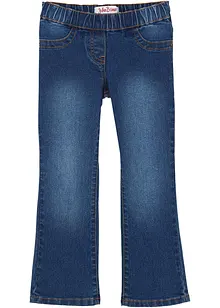 Bootcutjeans Mid Waist med resårlinning, bonprix