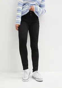 Skinny Jeans High Waist, formande termojeans, bonprix