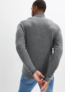 Ulltröja med Good Cashmere Standard®-andel, med polokrage, bonprix