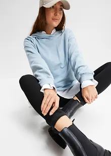 Termoleggings med insida av fleece (160 den), bonprix