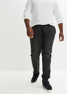 Dra på-jeans med bekvämt snitt, Regular Fit, Straight, bonprix