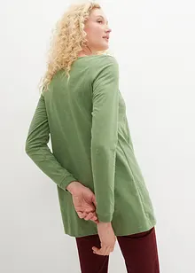 A-linjeformad longshirt i bomull, bonprix