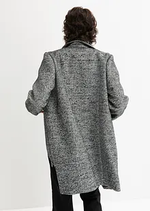 Avslappnad tunn kappa med yllelook, bonprix