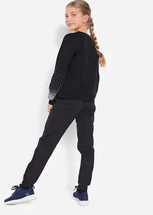 Tröja och byxa i trikå (set i 2 delar), bonprix