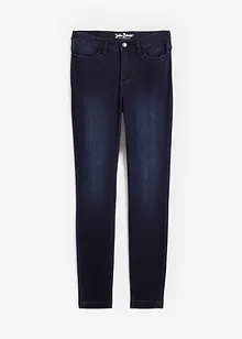 Stretchiga termostuprörsjeans med medelhög midja, bonprix