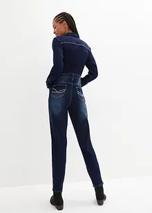 Stretchig termojeansjumpsuit med mysig insida, John Baner JEANSWEAR