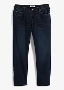 Stretchiga termojeans med bekvämt snitt, Loose Fit, Straight, bonprix