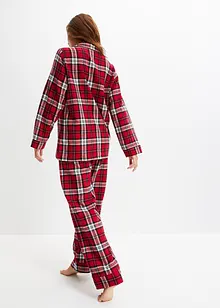 Vävd flanellpyjamas, bonprix