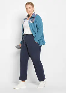 Fleecebyxa i dra på-modell med bekväm midja, bonprix