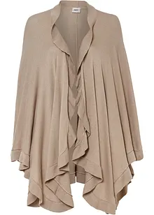 Poncho med kashmirandel, bonprix