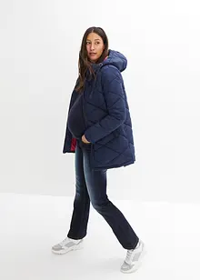 Stickad tröja med rund halsringning, bonprix