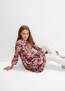 Jerseyklänning av ren bomull (2-pack), bonprix