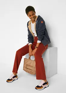 Munkjacka med teddyfoder, bonprix