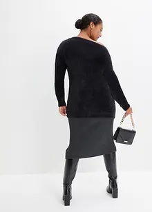 Off shoulder-tröja med julmotiv, bonprix