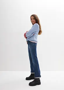 Stretchiga termojeans för barn, bootcut, bonprix