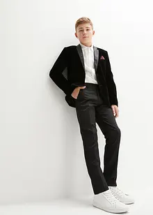 Kostym + skjorta + slips för barn (4 delar), bonprix