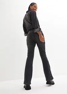 Stretchiga termojeans, bootcut, bonprix