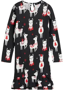 Jerseyklänning i ekologisk bomull, bonprix