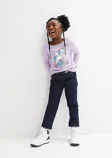 Termobyxa med jerseyfoder och medelhög midja, bonprix