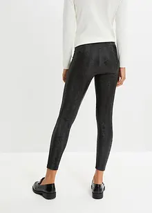 Ormskinnsmönstrade leggings, bonprix