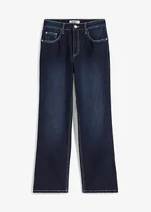 Stretchjeans med vida ben och hög midja, bonprix