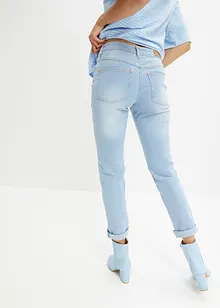 Stretchjeans raka ben medelhög midja, bonprix