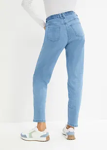 Stretchiga jeans mom med hög midja, bonprix