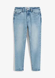 Korta stretchjeans med medelhög midja, smal passform, bonprix