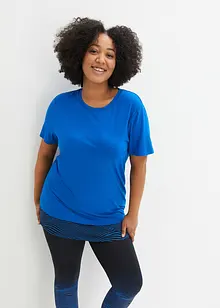 Sportig longshirt med 2-i-1-look, bonprix