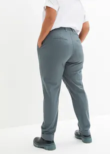 Stretchiga chinos med bekväm midja och uppvikta benslut, bonprix