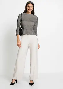 Luftig, vid byxa med viskos, bonprix