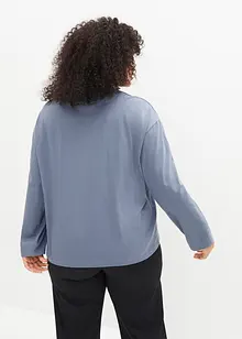 Vid långärmad longshirt med rund halsringning (5-pack), bonprix