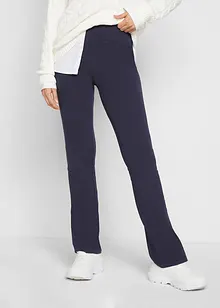 Leggings i bomull med utsvängda ben, bonprix