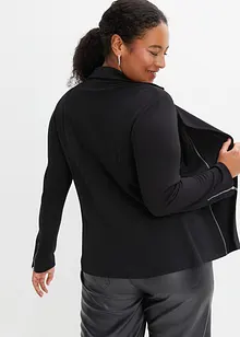 MC-trikåjacka i viskosmix, bonprix