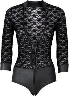 Långärmad body ouvert, bonprix