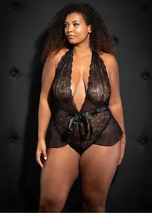 Body ouvert i spets, bonprix