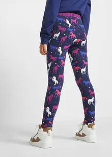 Termoleggings med hästmotiv för barn, bonprix