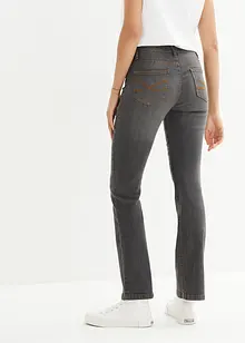 Stretchjeans med medelhög midja, bootcut, bonprix