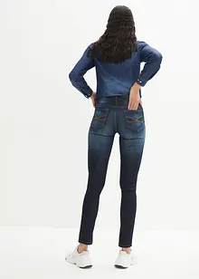 Stretchiga skinny-jeans med medelhög midja, bonprix