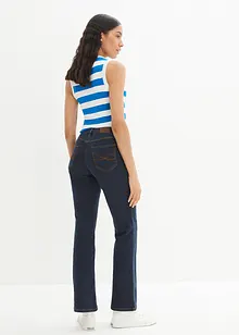 Stretchjeans i bootcutmodell med hög midja, bonprix