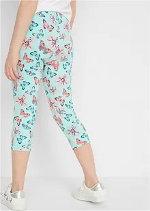 Caprileggings med ekologisk bomull för barn (2-pack), bonprix