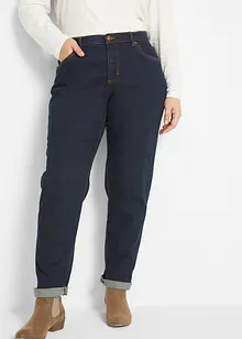 Mom Jeans Mid Waist, långa ben, bonprix