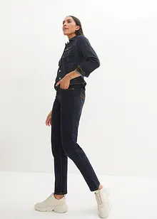 Mom Jeans Mid Waist, långa ben, bonprix