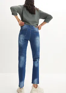 Stretchiga boyfriendjeans med medelhög midja, bonprix