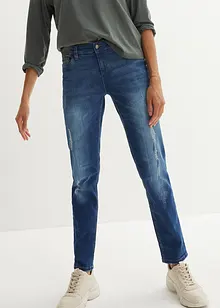 Stretchiga boyfriendjeans med medelhög midja, bonprix